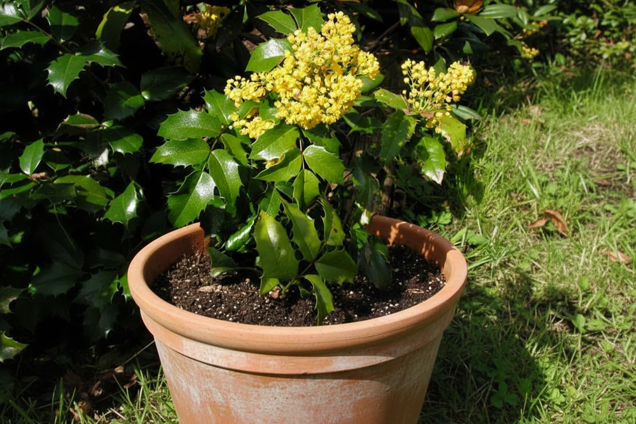 Mahonya Fidanı 1-2 Yaş - Mahonia Aquifolium
