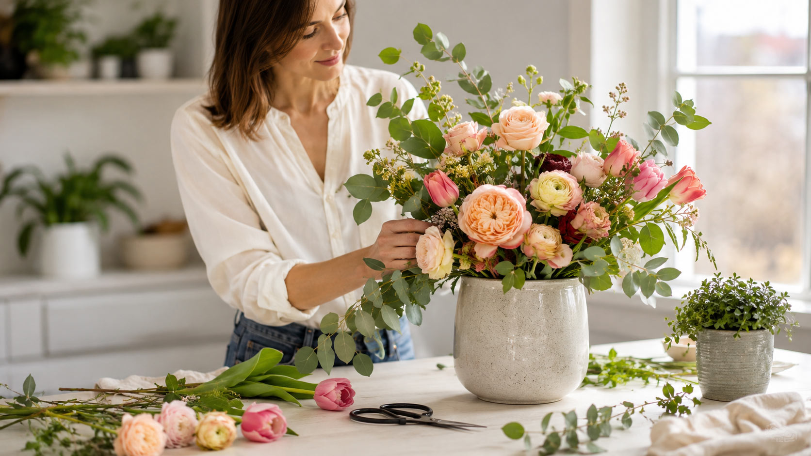 تکنیک های ساده و مدرن برای گل‌آرایی در خانه