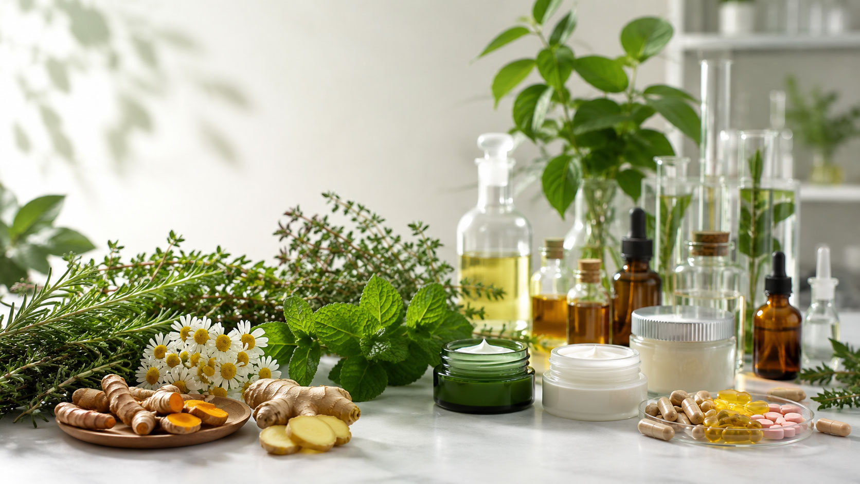 ۹ کاربرد صنعتی گیاهان دارویی در صنایع غذایی، آرایشی و داروسازی