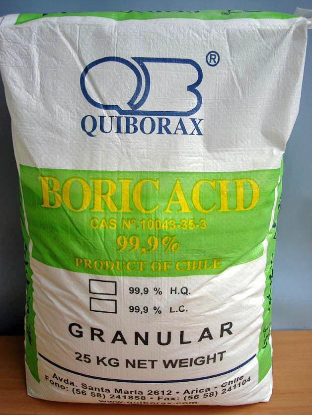 تاثیر اسید بوریک در گیاهان