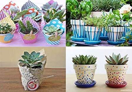 چگونه یک گلدان را تزیین کنیم