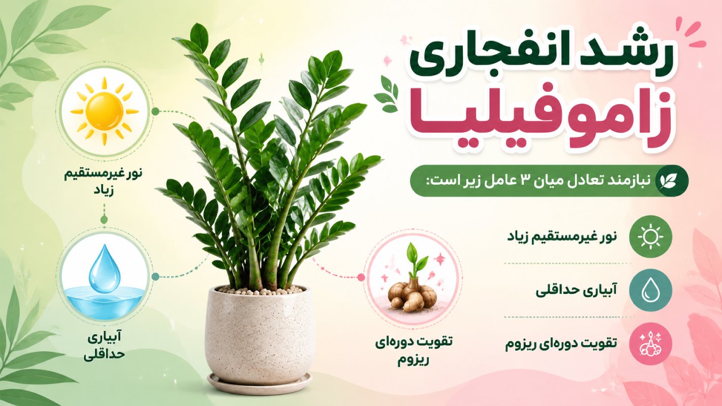 اینفوگرافیک رشد انفجاری زاموفیلیا