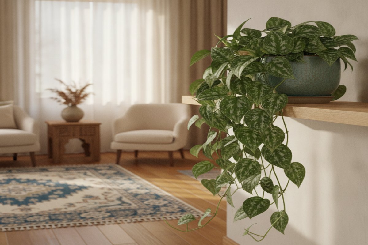 پتوس سیلور در یک خانه مدرن