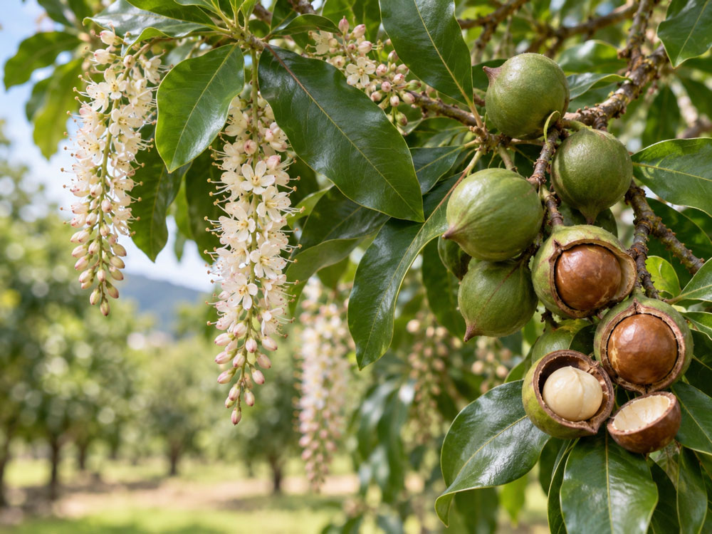 ماکادمیا؛ درخت همیشه‌سبز با مغزدانه‌های لوکس و روغنی