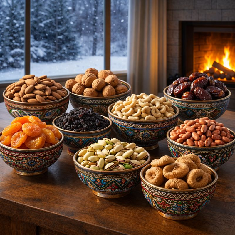 ۱۰ میوه خشک و مغز برتر برای گرم ماندن در...