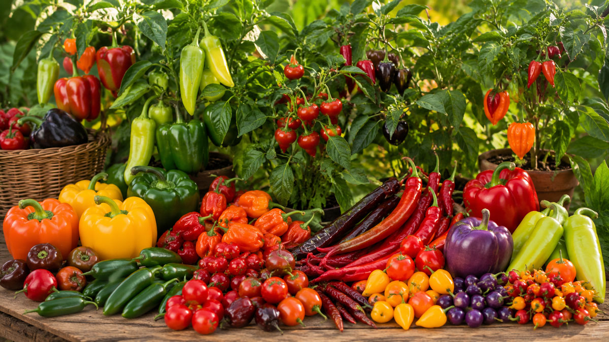 فلفل (Capsicum) و همه ارقام آن