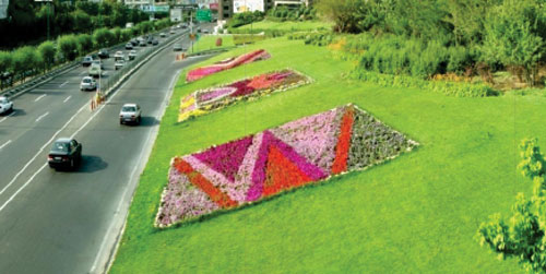 توسعه فضای سبز در بدنه بزرگراه های غرب تهران