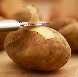 موی مشکی با پوست سیب زمینی!