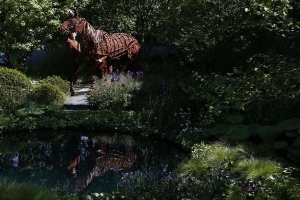 /گزارش تصویری/ باغ گل بسیار زیبا در لندن