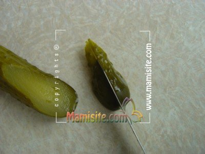 تزئین خیارشور به شکل گل رز+ تصاویرحالب