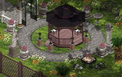 تصاویر دکوراسیون باغچه و حیاط , دکوراسیون باغ