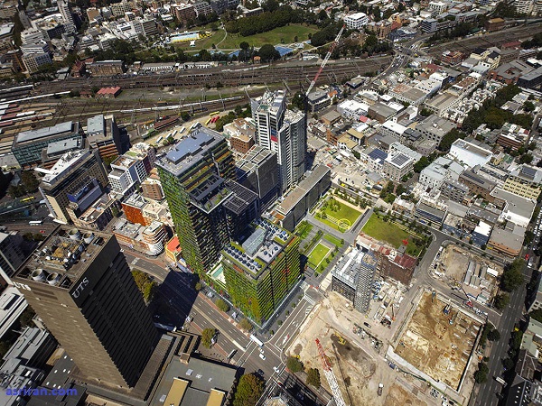 تنفس بلندترین باغ عمودی جهان در سیدنی